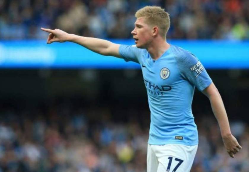 Kevin De Bruyne :Mediocampista belga del Manchester City.<br/>