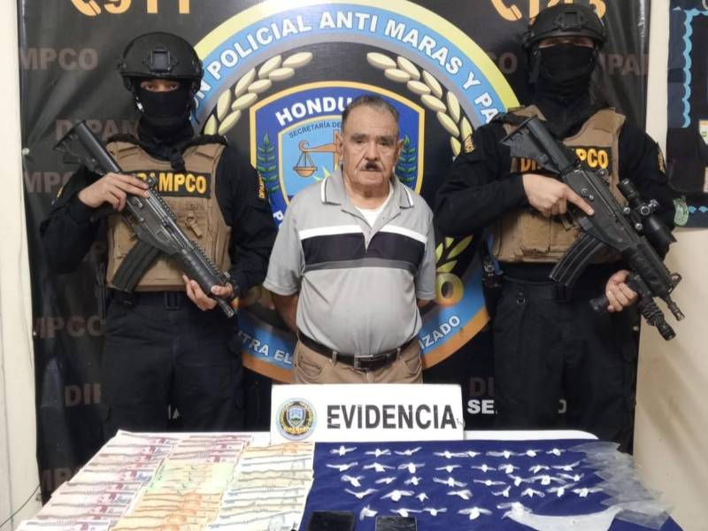 Juan Damaceno Ponce Cortés fue aprehendido en La Iguala, Lempira en posesión de puntas de cocaína.