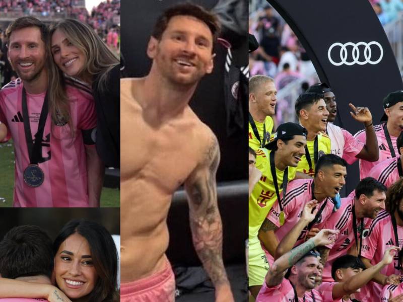 Así fue la celebración íntima de Messi tras festejar por primera vez un título de MLS en Estados Unidos.