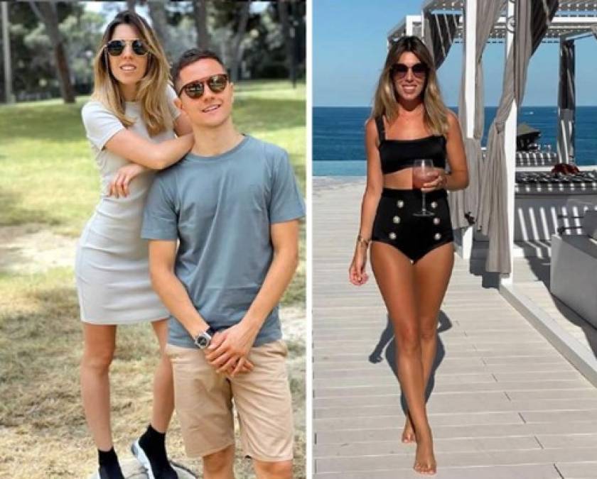 Isabel Collado - Ella es la esposa del mediocampista del París Saint Germain, Ander Herrera.