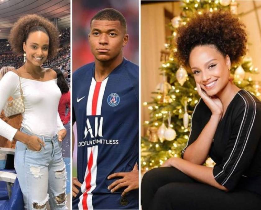 Alicia Aylies - Esta bella modelo es la novia del joven jugador francés del PSG, Kylian Mbappe. Ella fue Miss Francia 2017.