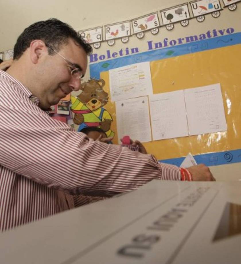 Luis Zelaya, precandidato por el movimiento de 'Por Honduras, Por Nosotros' del Partido Liberal.