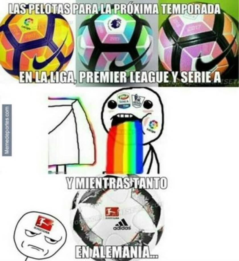 Los alemanes siempre tan serios.