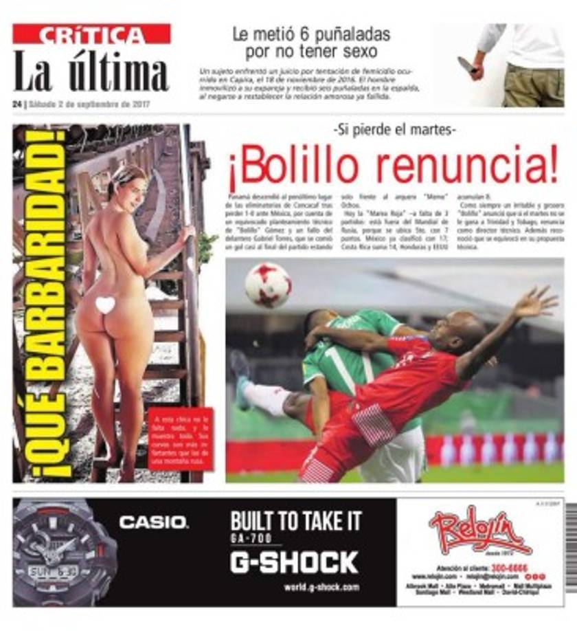 El DT de Panamá señaló que si no le ganan a Trinidad y Tobago este martes, planea irse de la selección. Los medios panameños se refieren a dichas declaraciones.