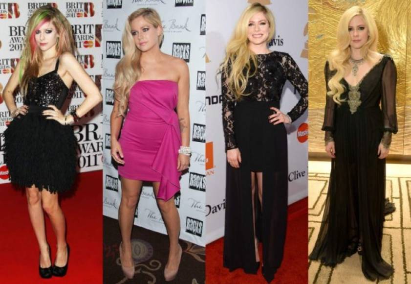En menos de 10 años Avril ha cambiado su look de chica radical por uno más estilizado.<br/>En estas fotos vemos su transformación entre 2011, 2014, 2016 y 2018.