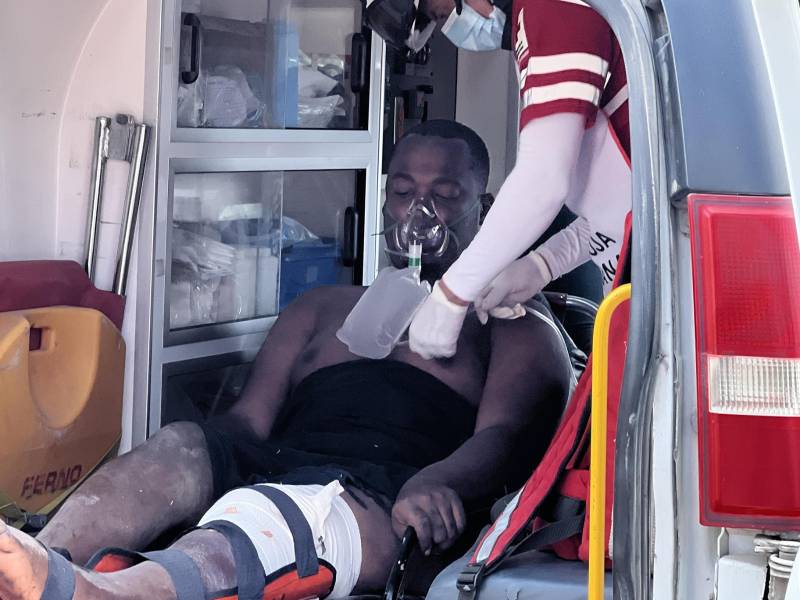 Uno de los estadounidenses secuestrados fue trasladado a Texas tras resultar herido de bala.