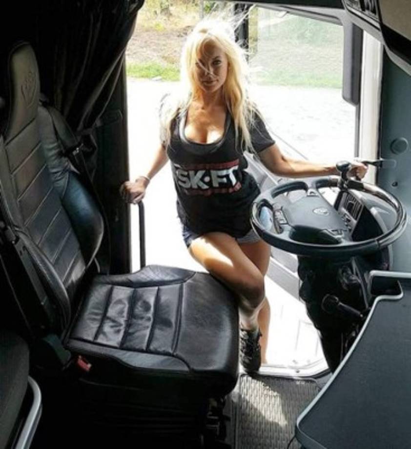 La rubia de 28 años luce como toda una modelo.