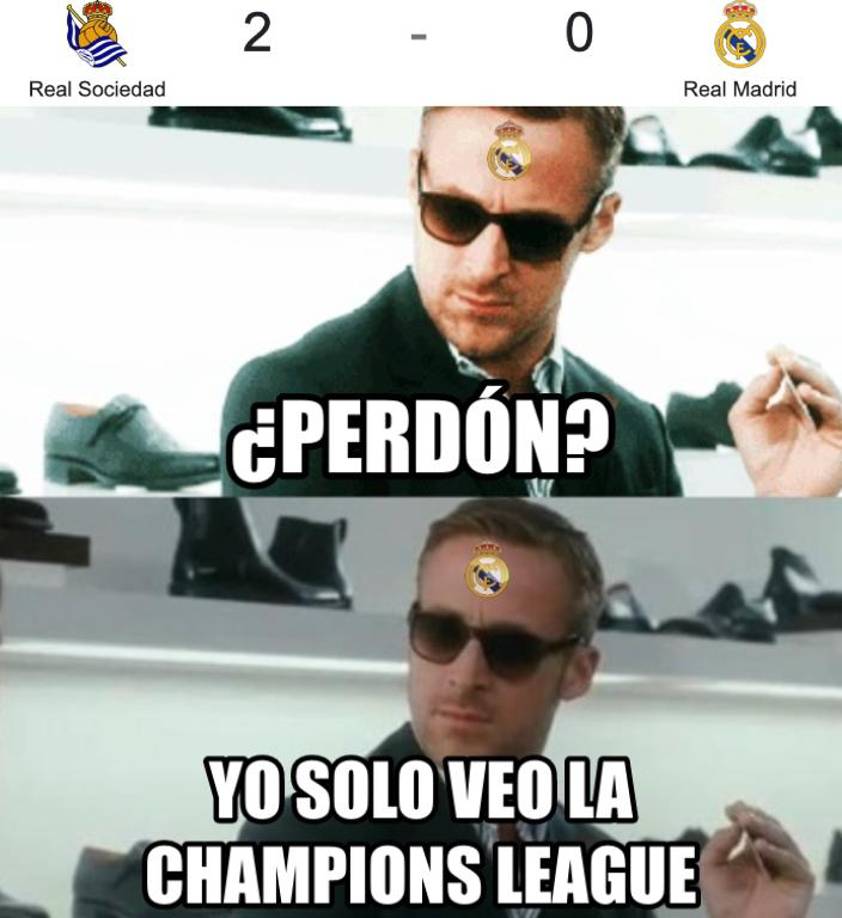 Real Madrid es víctima de memes tras caer ante Real Sociedad