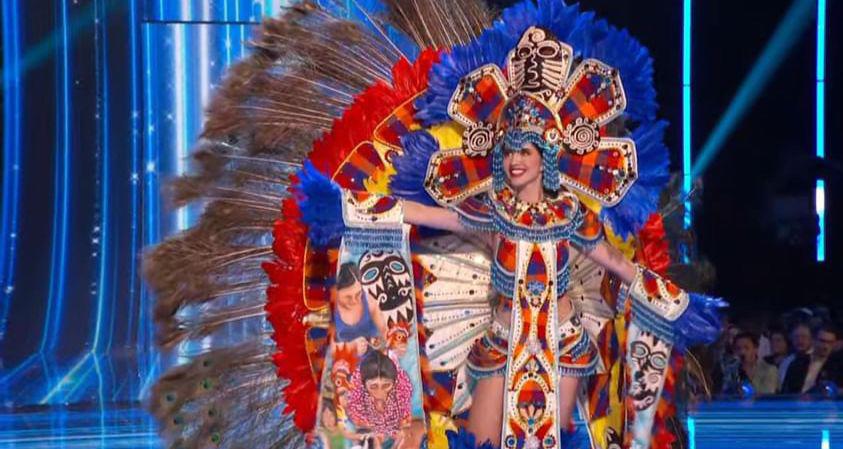 Miss Honduras rinde tributo a la mujer lenca con su traje típico en Miss Universo