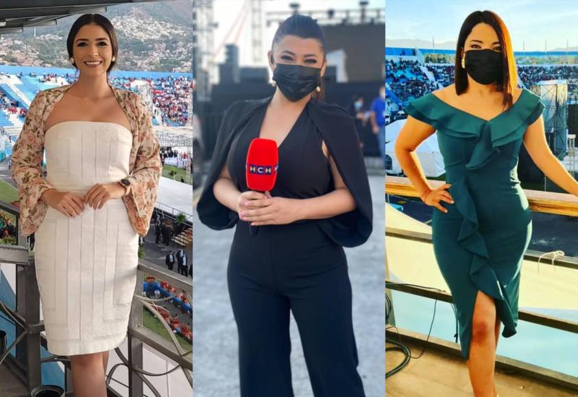 Las guapas presentadoras que asistieron a la toma de posesión de la presidenta Xiomara Castro