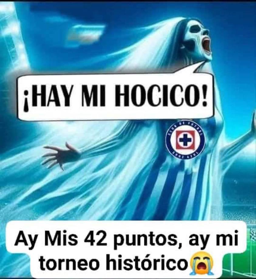 Los memes se burlan del Cruz Azul tras ser eliminado por América en semifinales de Liga MX