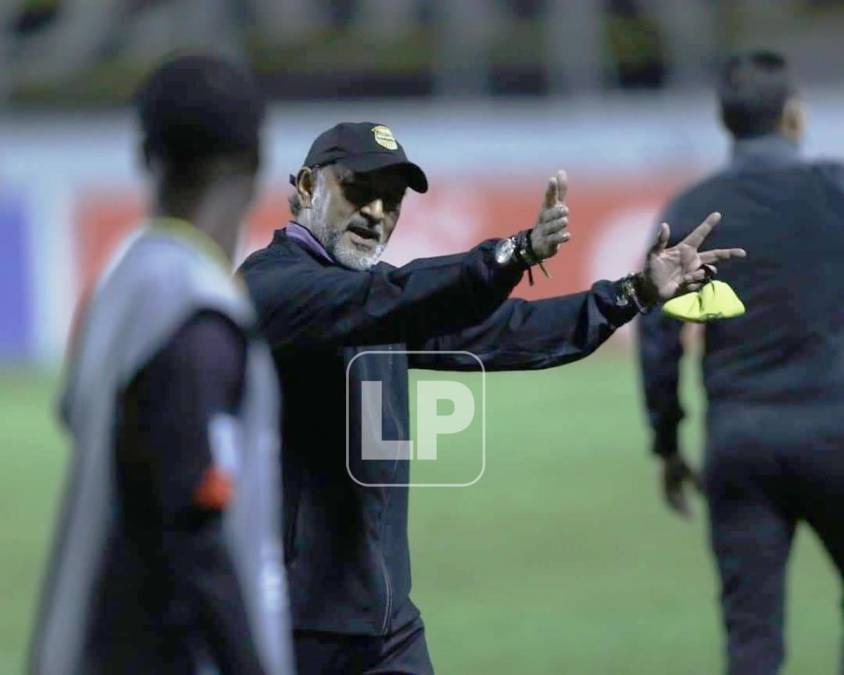 Raúl ‘Potro‘ Gutiérrez durante el partido contra el Motagua.