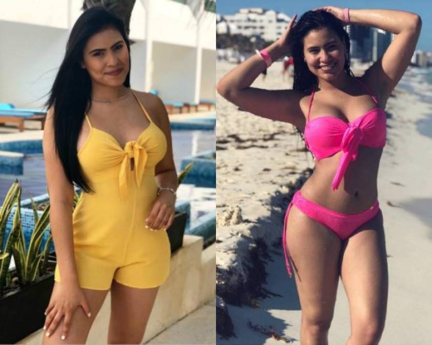 Otra de las bellezas del canal hondureño Alejandra Rubio también disfruta del verano, solo que a menor escala ya que adelantó sus vacaciones viajando a Cancún, México, la semana pasada.<br/>