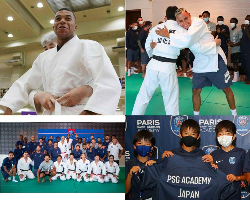 París Saint-Germain se encuentra en pretemporada por Japón y aprovechó visitar el instituto Kodokan donde recibió sesiones de judo con expertos.