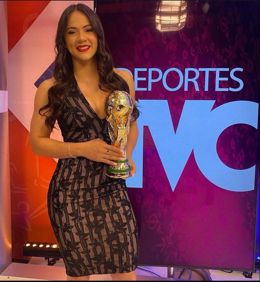 Así luce la presentadora. 