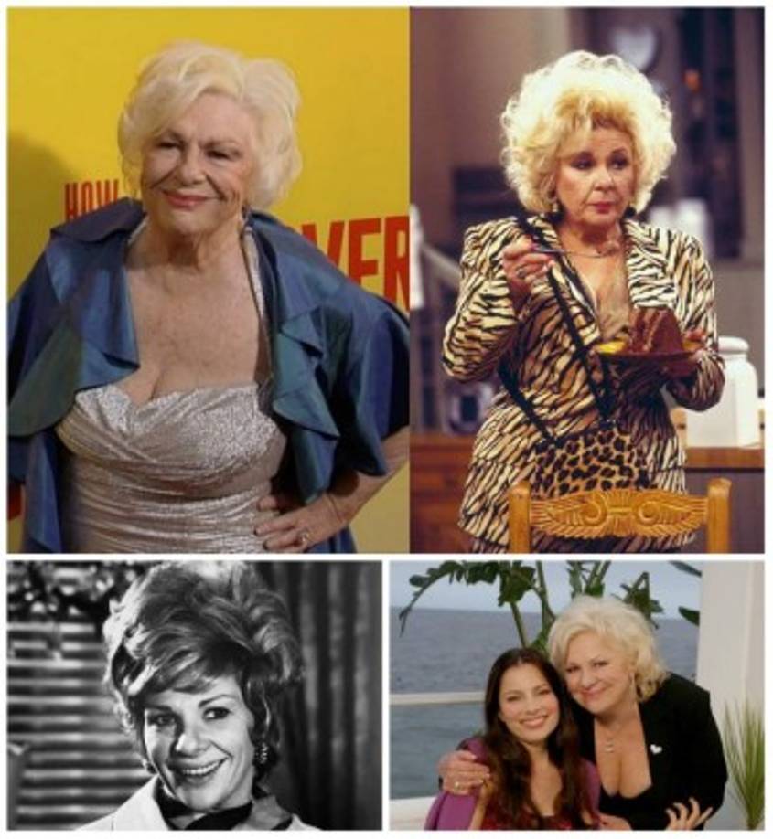 Renée Taylor (Sylvia Fine): La mamá de la niñera no ha parado de actuar, con una carrera de 60 años, este año estrena dos películas, entre ellas 'Cómo ser un Latin Lover', donde interpreta a la 'sugar mami' de Eugenio Derbez.