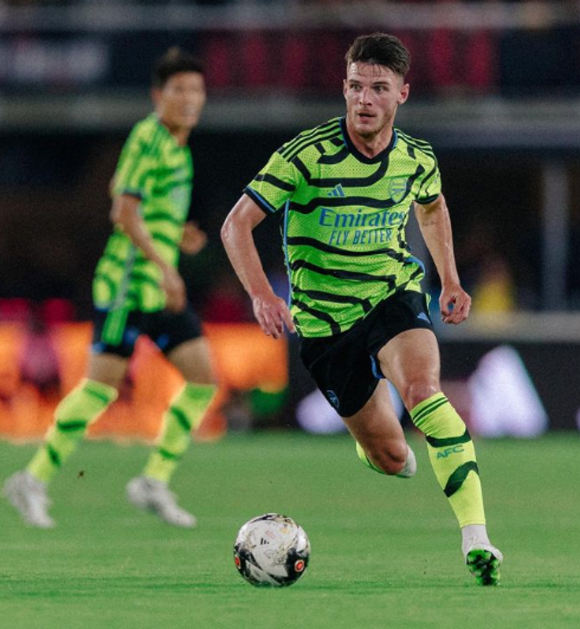 9. Declan Rice (Inglaterra): El ex del West Ham y ahora del Arsenal, superó al argentino y obtuvo 14 puntos.