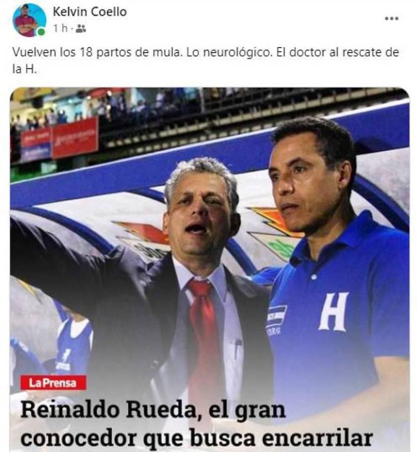 Kelvin Coello, editor de Diario La Prensa: “El doctor al rescate de la H”.