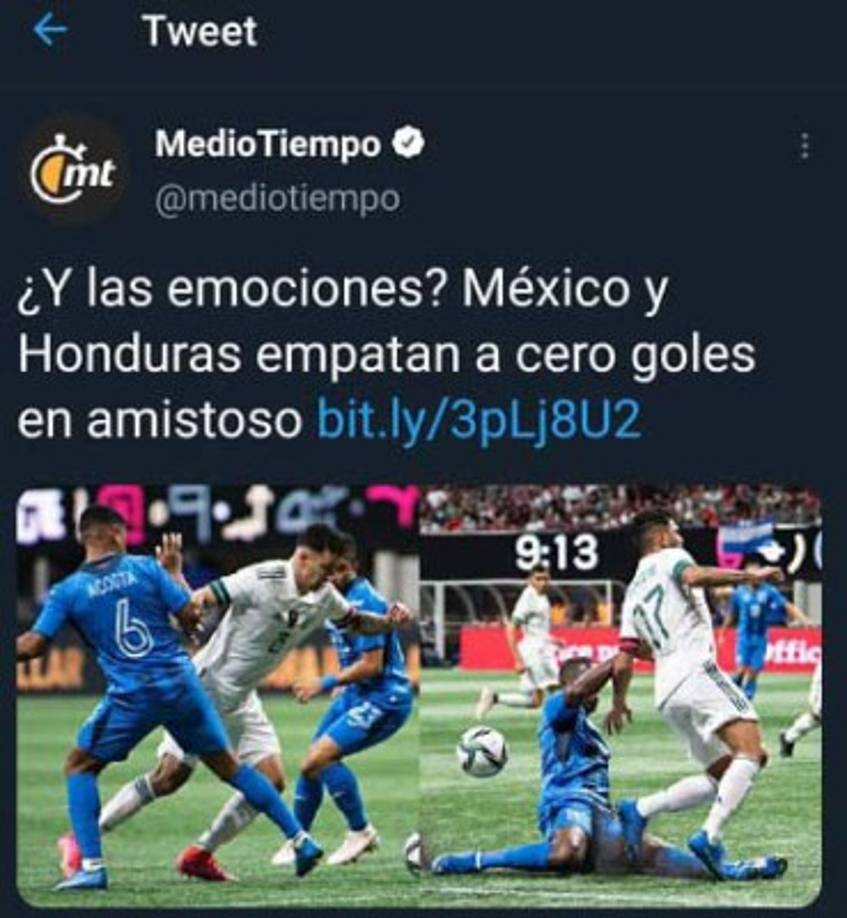 Medio Tiempo.
