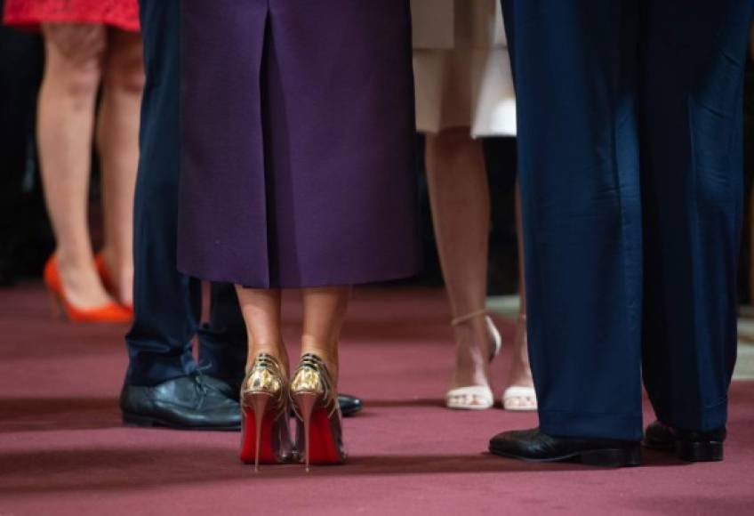 Los zapatos de aguja son los favoritos de Melania Trump.