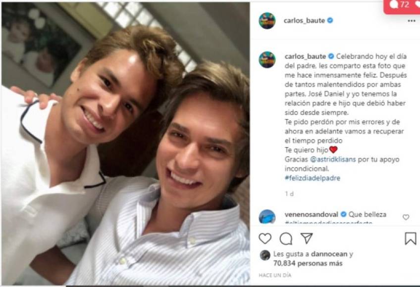 Así fue la declaratoria de Carlos Baute en redes sociales, donde reconoció su paternidad abiertamente, poniendo fin a más de una década de peleas legales.
