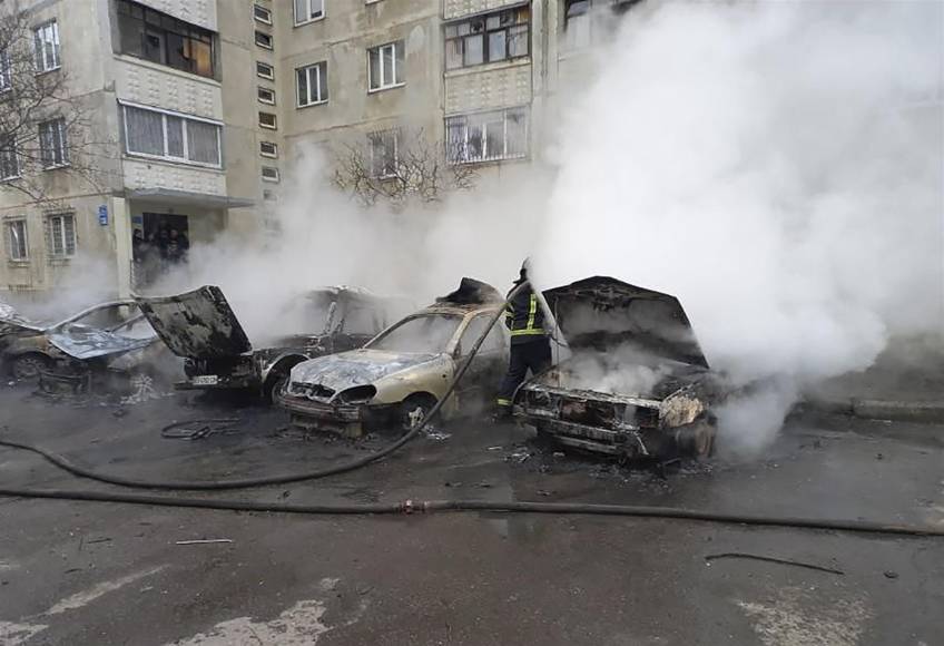 Guerra en Ucrania: Bombardeos rusos se ensañan con Járkov destruyendo gran parte de la ciudad