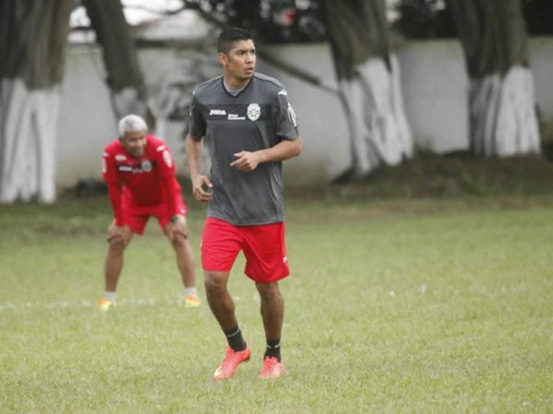 Melvin Valladares ha realizado su primer entreno con el Marathón.