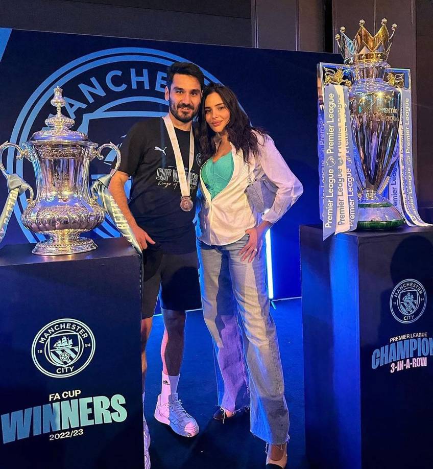 Sara Arfaoui - Es la pareja del mediocampista alemaán del Manchester City, Ilkay Gündogan.