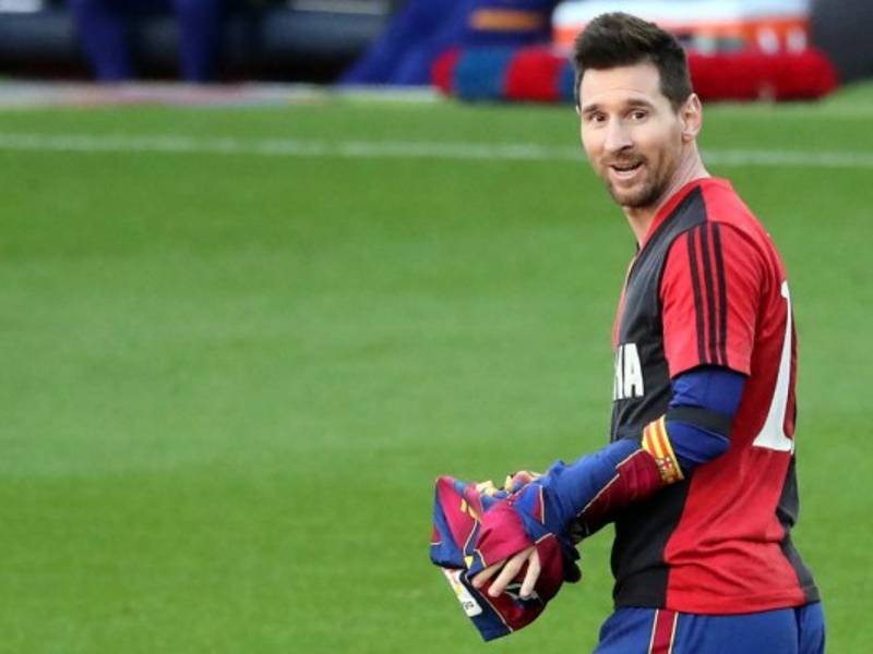 Lionel Messi le rindió homenaje el pasado domingo a Maradona.