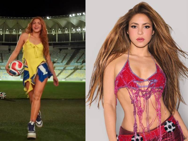 La cantante colombiana Shakira en unas imágenes que compartió este jueves en sus redes sociales.