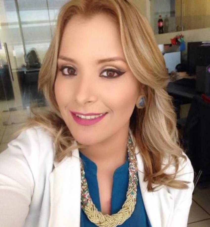 Tanya Rodríguez de Diario Diez, una guapa hondureña.
