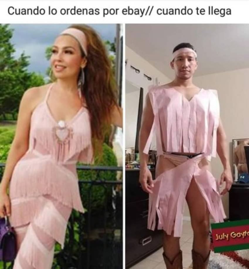 A raíz del video de Thalia los internautas han realizado divertidos memes que se han hecho virales.
