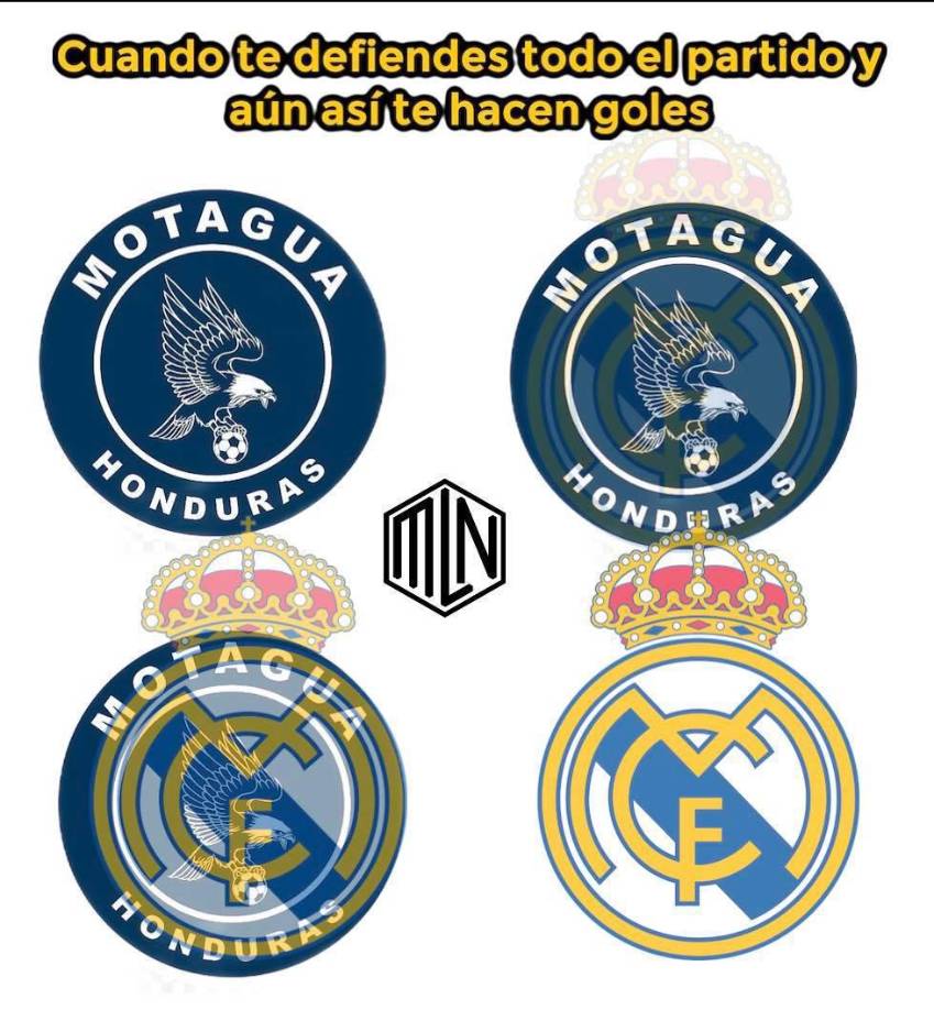 El Motagua es recordado con los memes que dejó la caída del Real Madrid ante PSG.