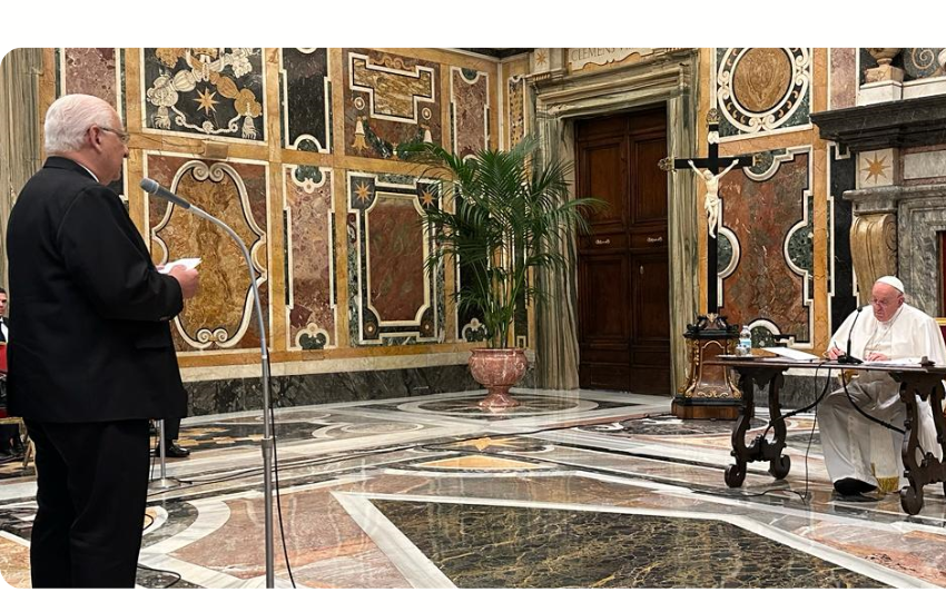 Rector de la Unah participa en foro con el papa Francisco