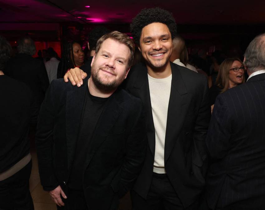 James Corden y Trevor Noah 