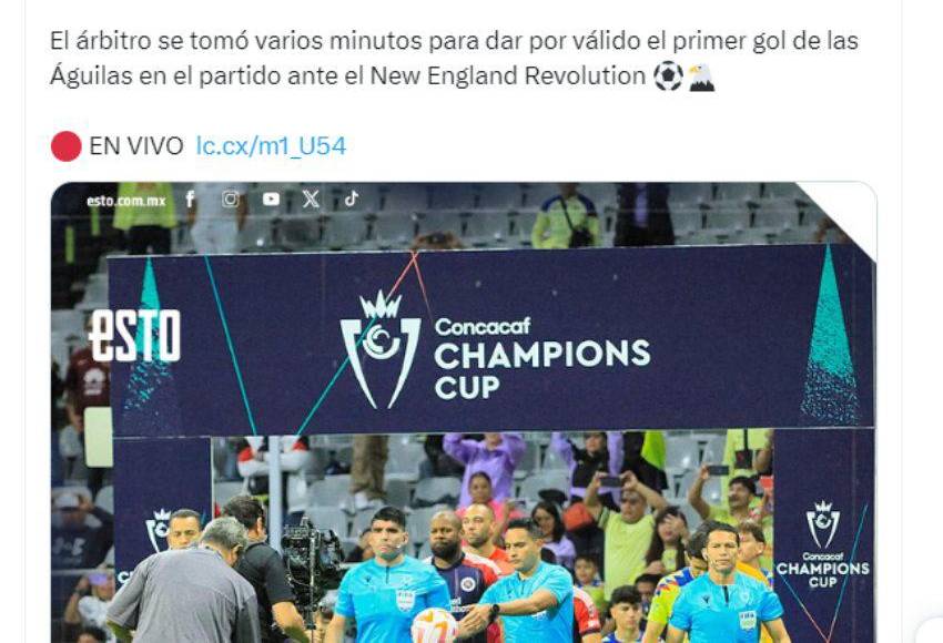 Diario Esto de México: “De nueva cuenta la polémica se hizo presente en un partido del América”.