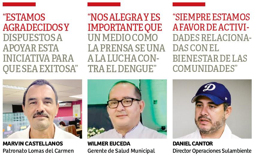 Megaoperativos de limpieza y fumigación iniciarán en Los Cármenes