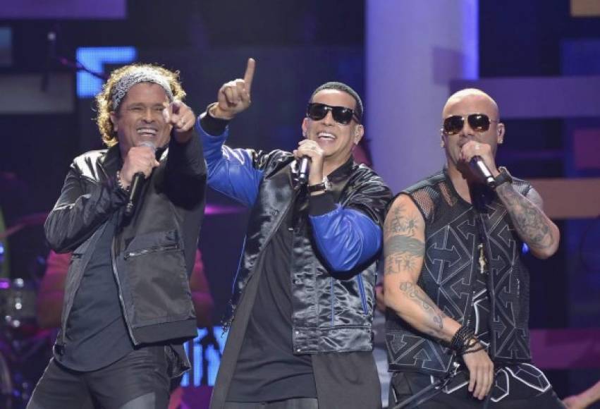 Daddy Yankee, Carlos Vives y Nicky Jam.