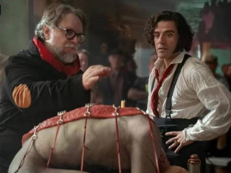 <i>Frankenstein</i>, una de las producciones premiadas en los Óscar 2026.