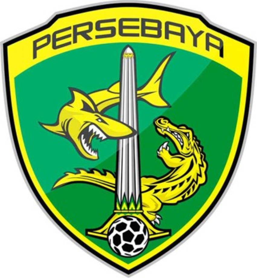 Persebaya. Así o más curioso este escudo del cuadro de Indonesia, quien milita en la Superliga de aquel país.