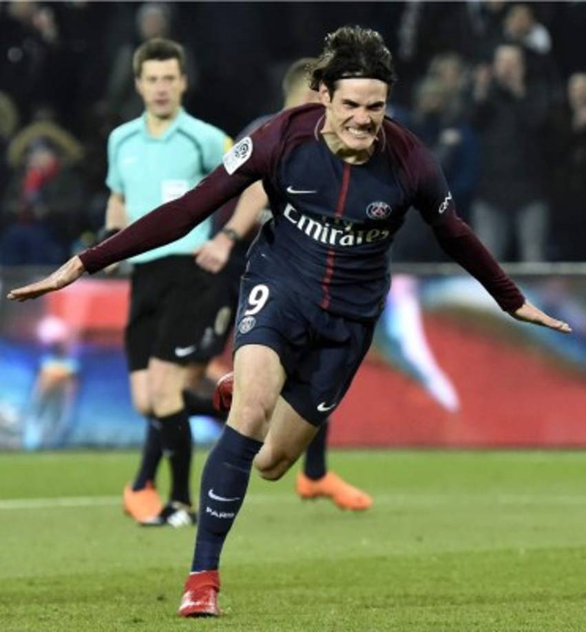 2. Edinson Cavani (Paris Saint-Germain) 24 goles - 48 puntos.