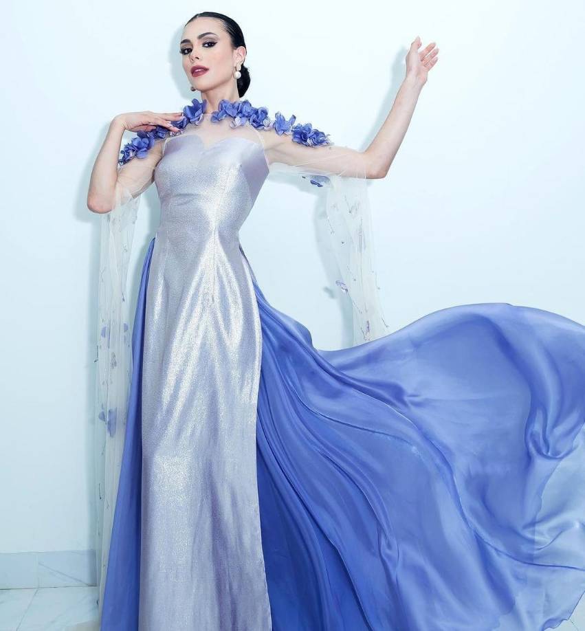 La modelo Brittany Marroquín actualmente se encuentra dentro del top 10 de las modelos más votadas, esta información es brindada por la organización del Miss Grand International. 