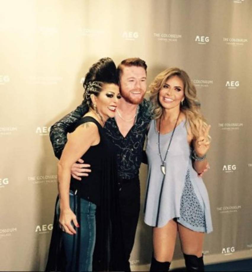 El boxeador fue visto en el concierto Alejandra Guzmán y Gloria Trevi en Las Vegas.<br/>