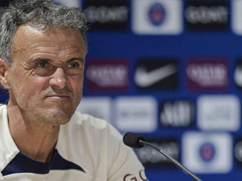 Luis Enrique es el DT del PSG.