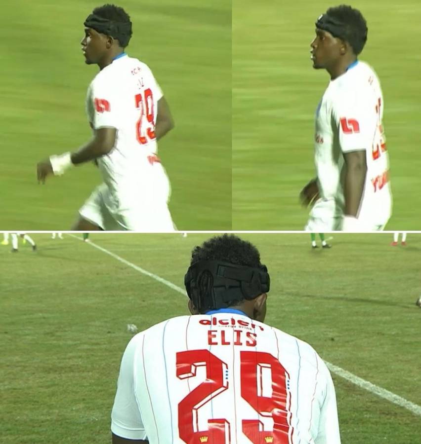 Alberth Elis entró de cambio en el segundo tiempo del partido de Olimpia contra Juticalpa FC.