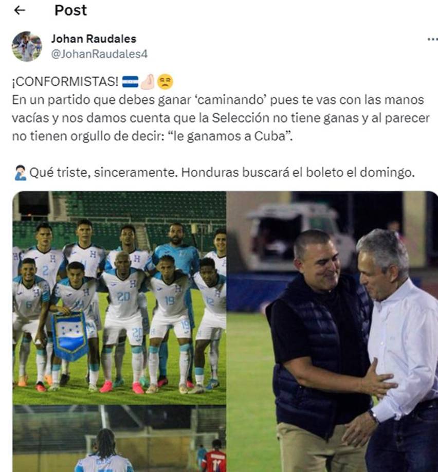 Johan Raudales: “Conformistas”.