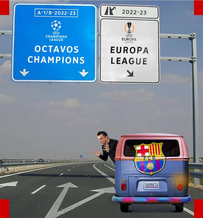 Memes: Barcelona, otra vez sufre las burlas tras quedar fuera de Champions y caer a la Europa League