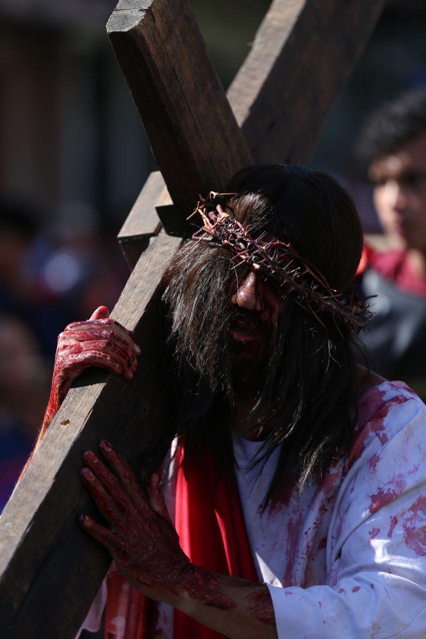 Viernes Santo en Comayagüela: drama y devoción marcan el Viacrucis