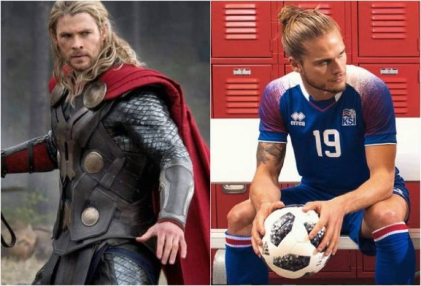 El defensa islandés Rurik Gislason ha causado furor en las redes sociales y ha sido hasta comparado con 'Thor' por su físico.