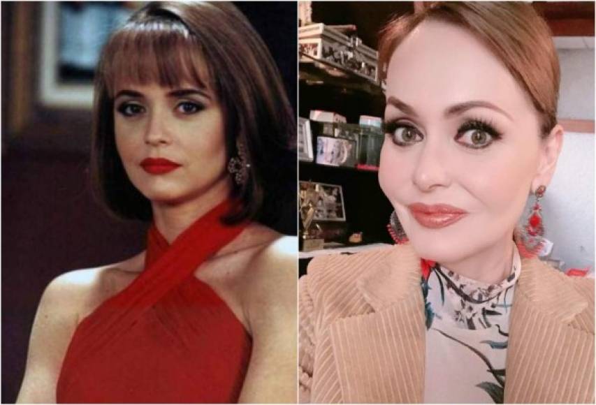 Así lucía Gaby Spanic antes de transformar su rostro.